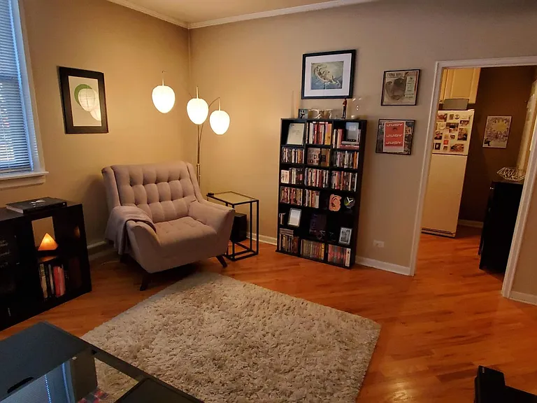 Large and open living room area
