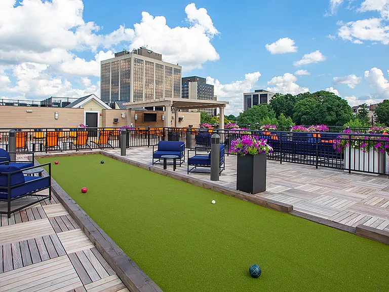 Enjoy the view while playing a game of Bocce ball