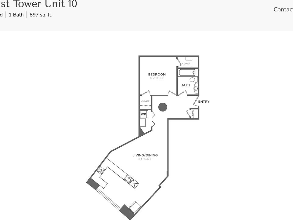 2nd image of 1 Brown St Unit 1810