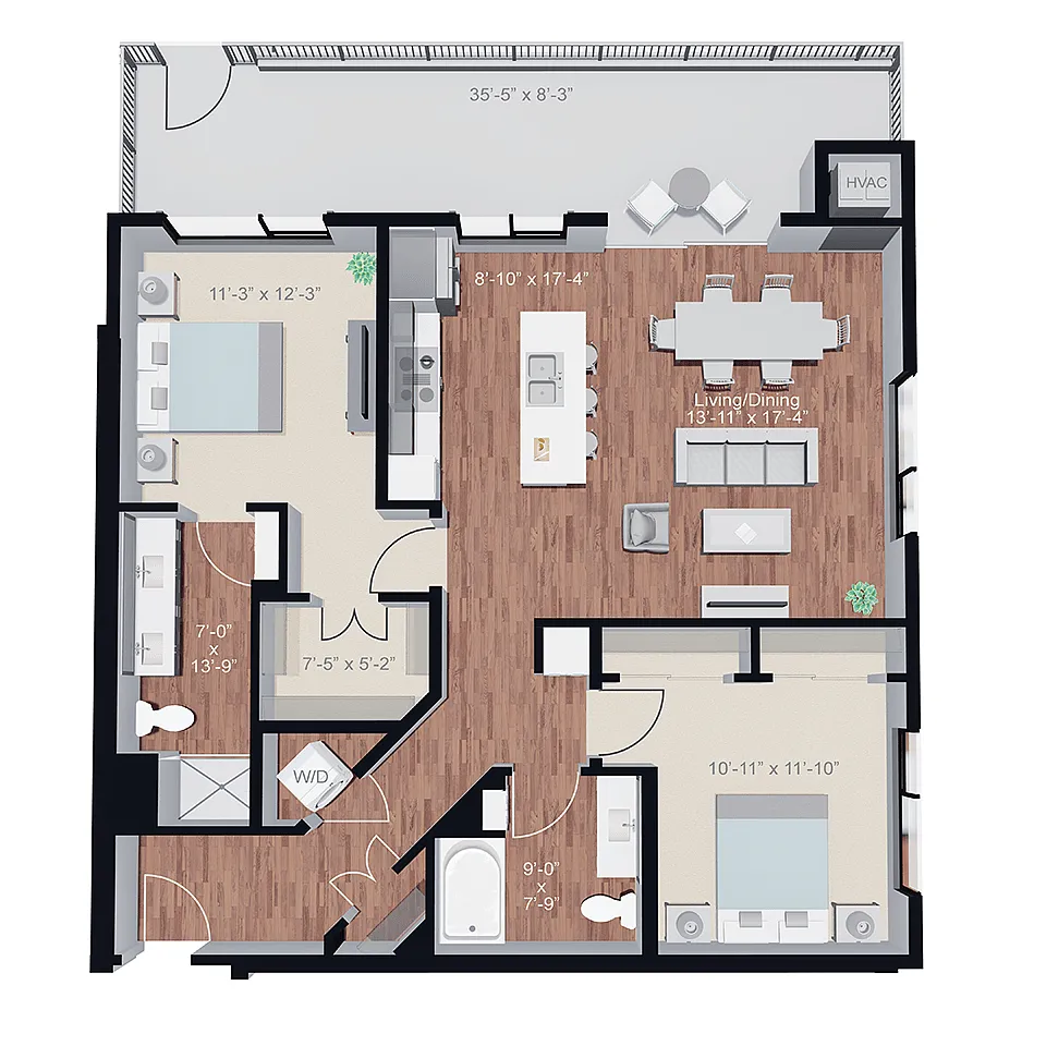 Floor plan Benton