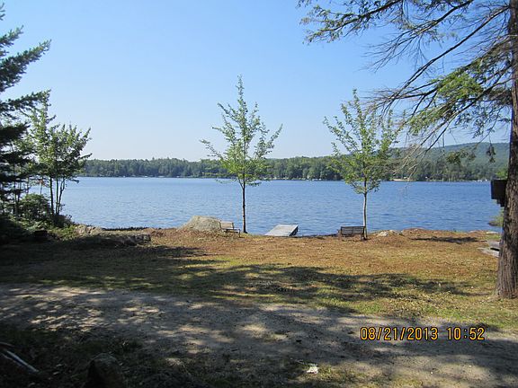View from cabin down lake