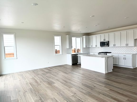Kitchen view from living room
