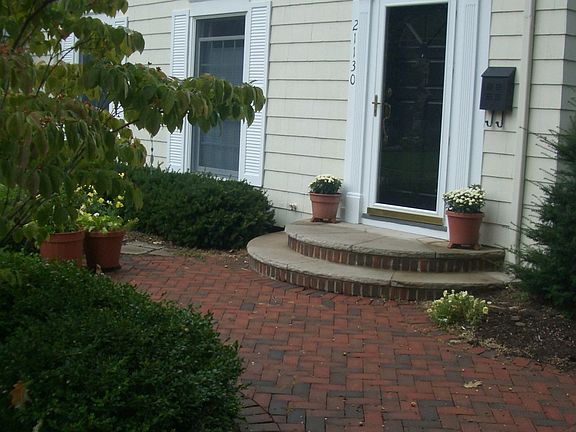New front door, hardscape