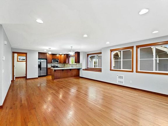 Open concept layout