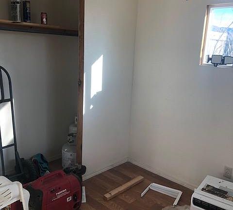 Bedroom and closet