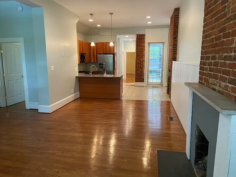 Kitchen and living room