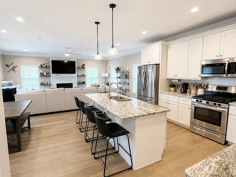 kitchen & living