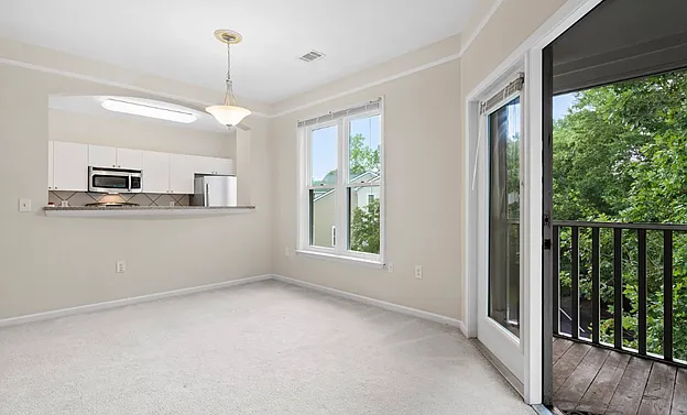 Oversized Living Room w Door to Balcony