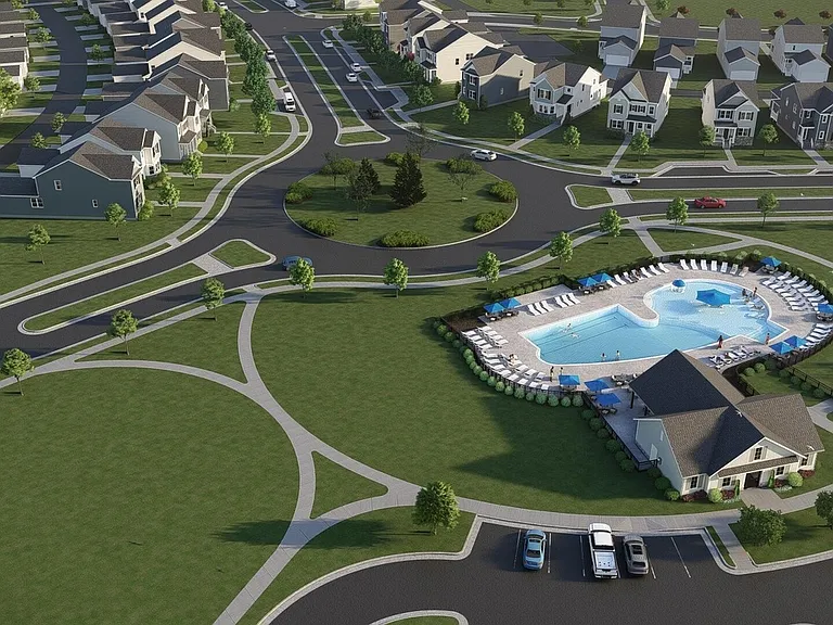 Club house with swimming pool & kids play area