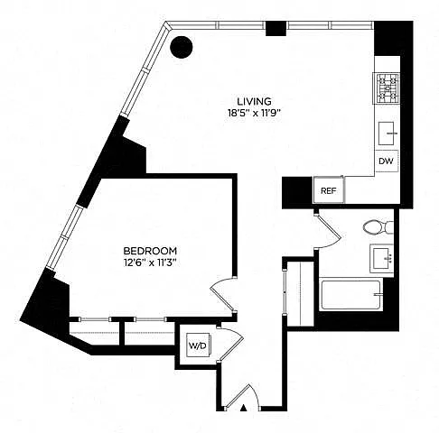 Floor plan 1BS North