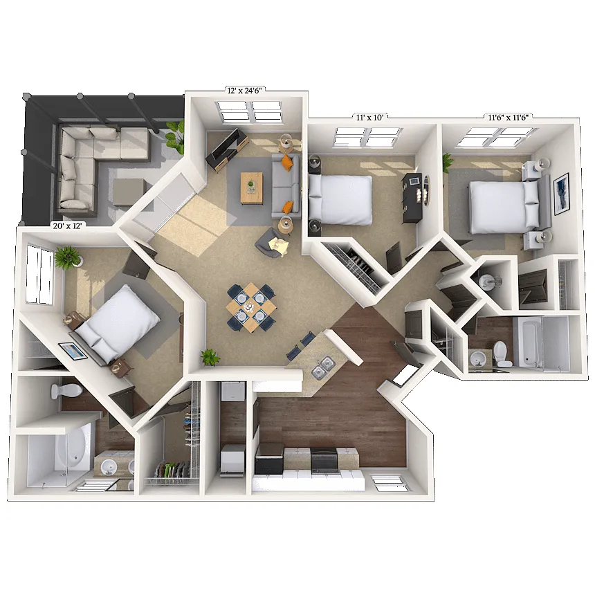 Floor plan Sand Key Light