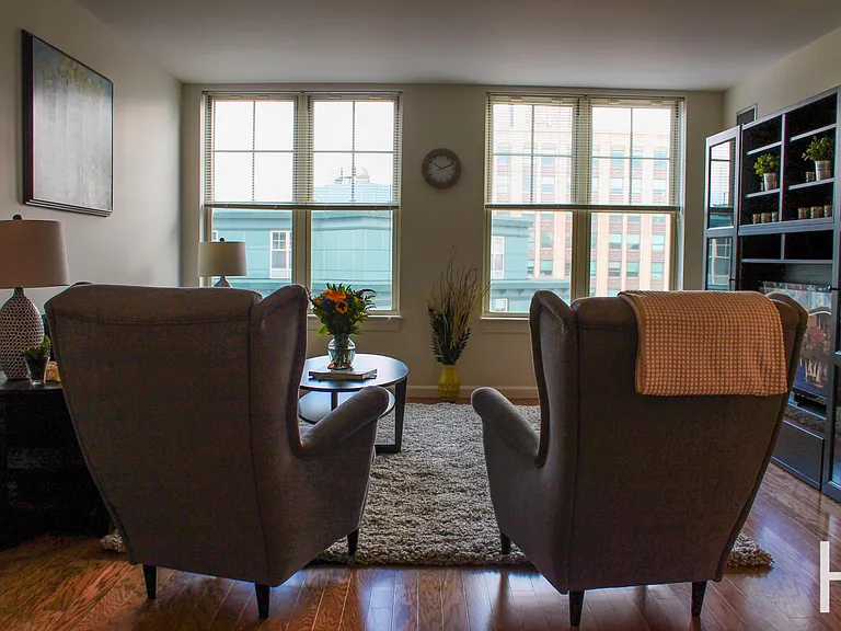 renovated unit, living room