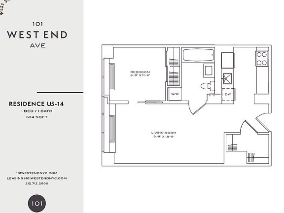 2nd image of 101 W End Ave APT 6U