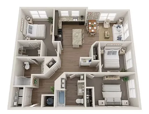 Floor plan C-1 60
