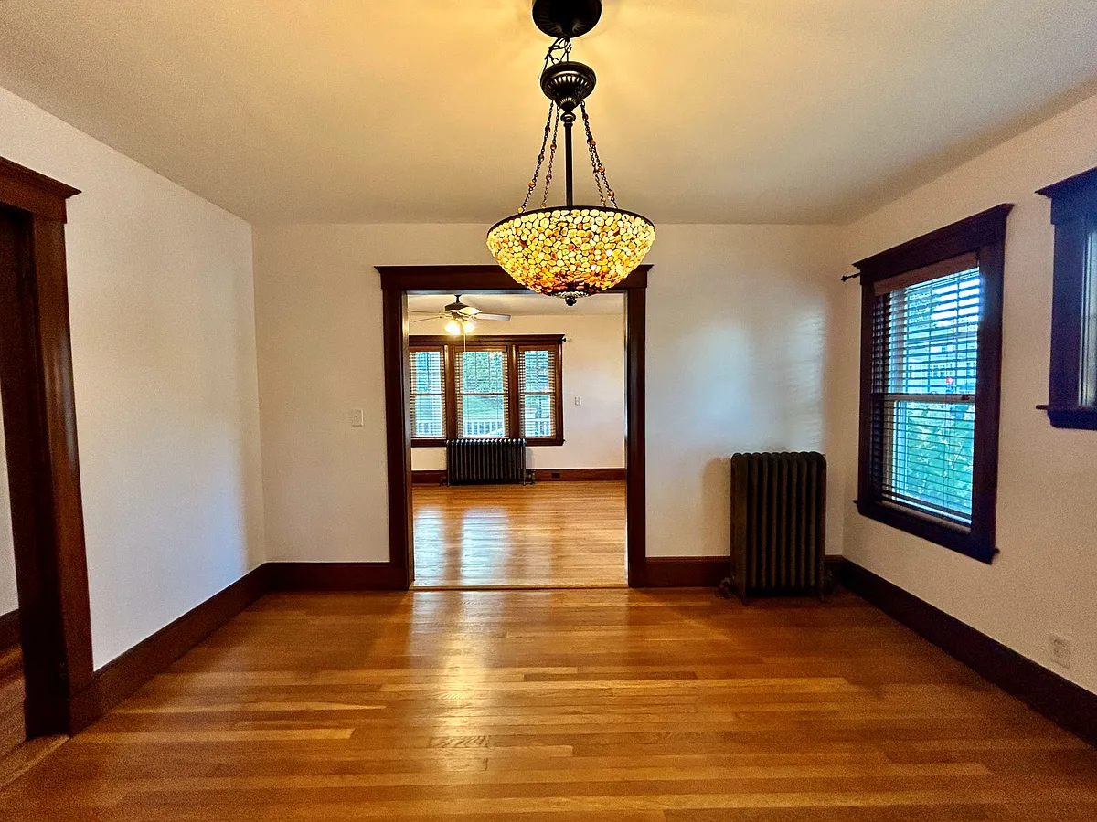 Dining room looking into the living room - 309 Waverley Ave