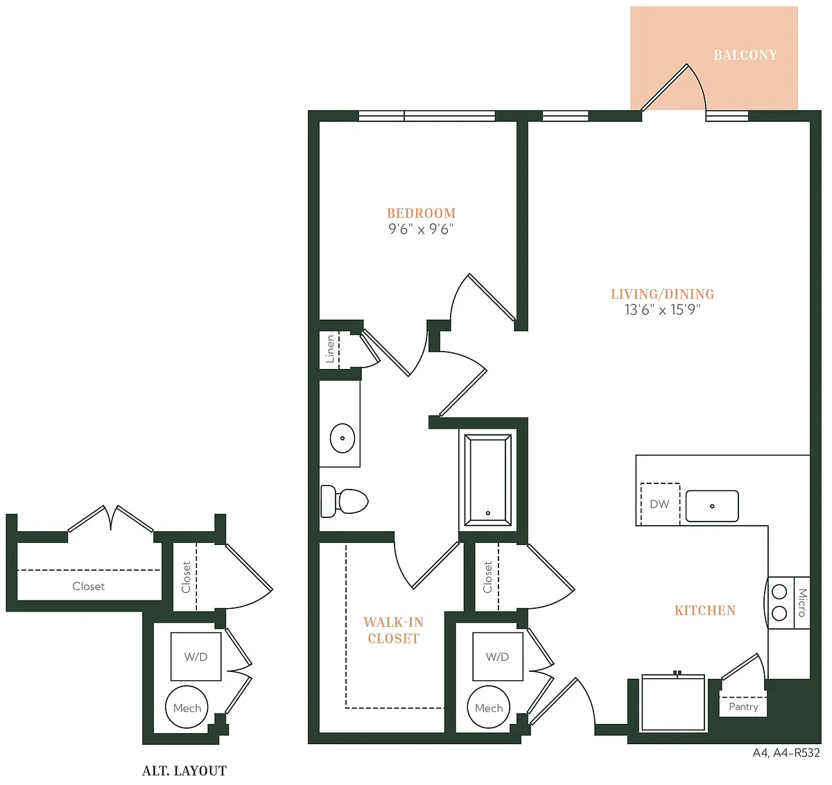 Floor plan A1H