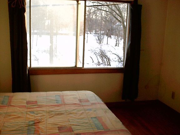 2nd bdr w/woods views & hardwood floors