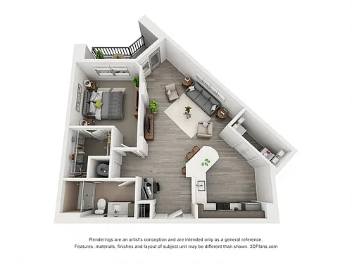 Floor plan 1H