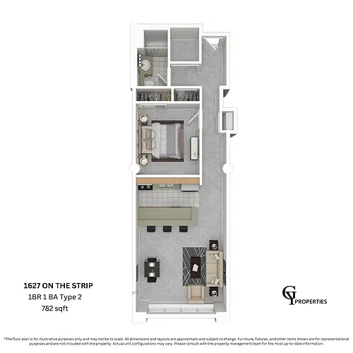 Floor plan Traditional 1B