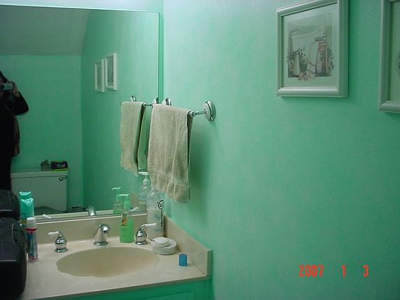 Half bathroom downstairs