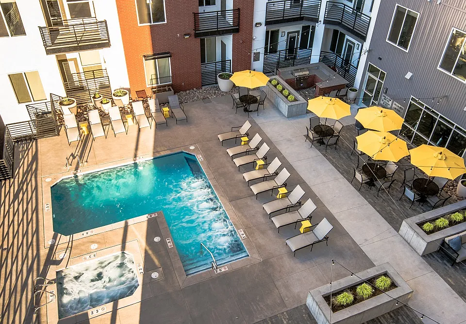 Resort-style pool