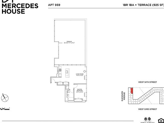 2nd image of 550 W 54th St #959