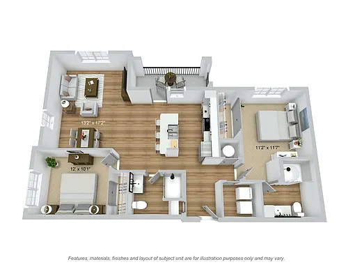Floor plan Passenger 2.2