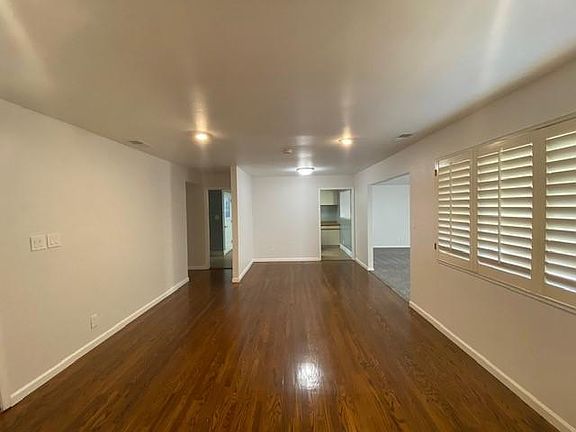 Living room and dining room