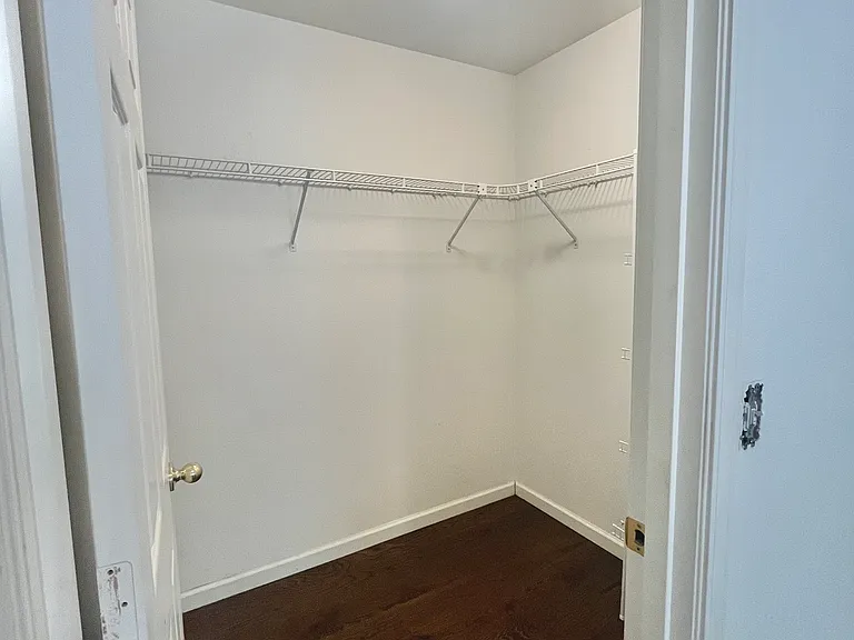 Third bedroom wall in closet
