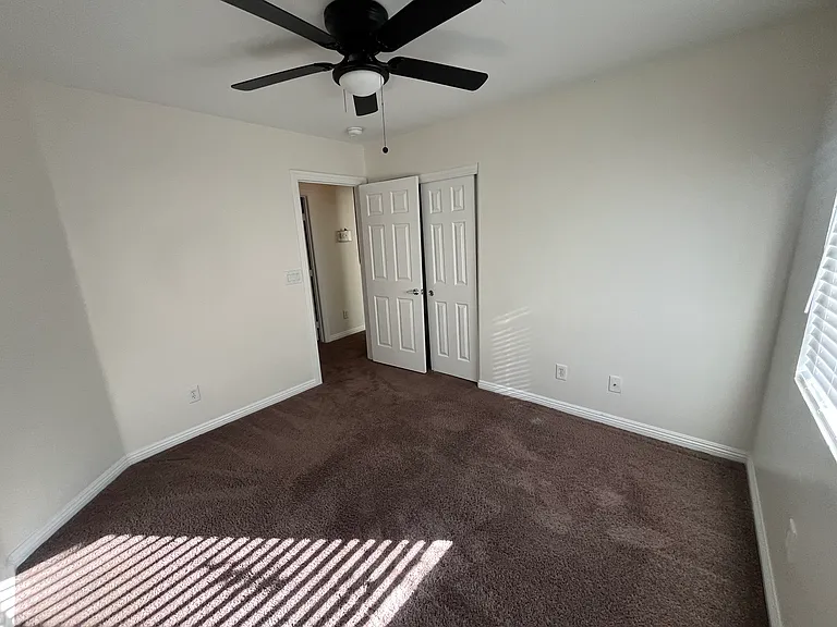 Second Bedroom with Ceiling Fan