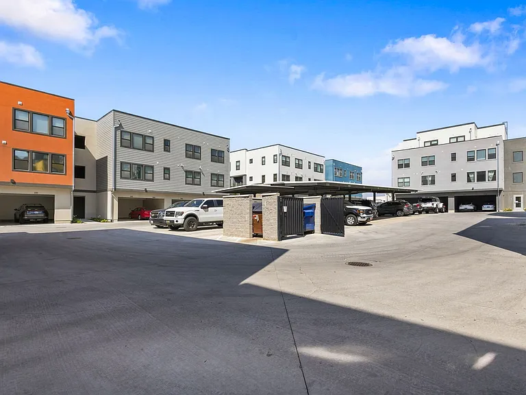 Rear parking area