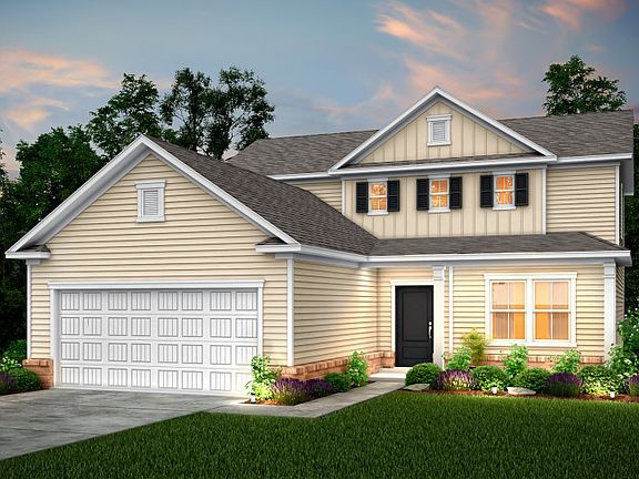 Hartwell Exterior LC2G with brick detail and a front porch