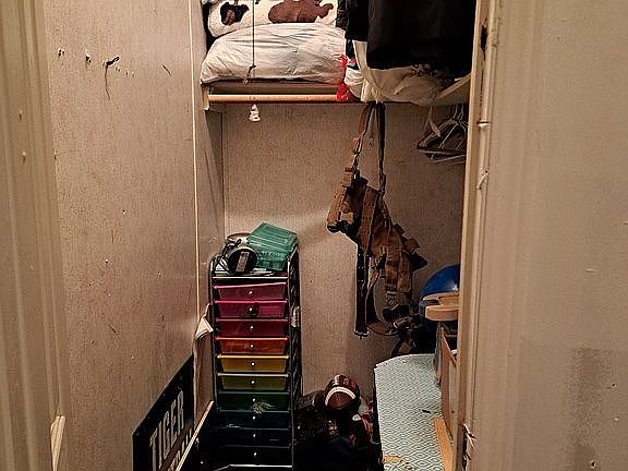 Front bedroom closet 