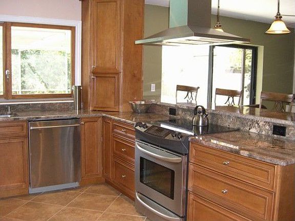 Smooth Top Stove, Island Vent
