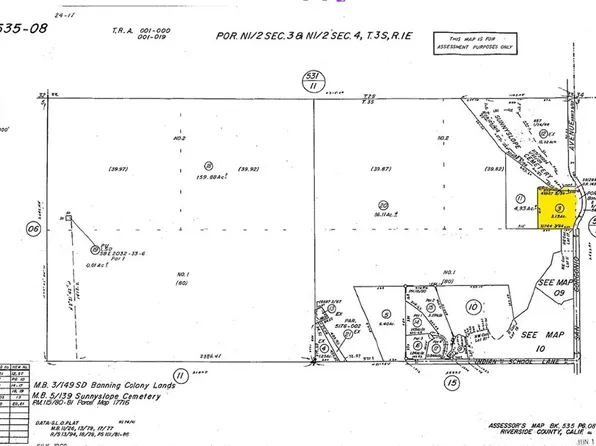 0 N San Gorgonio Ave Lot 3, Banning, CA 92220