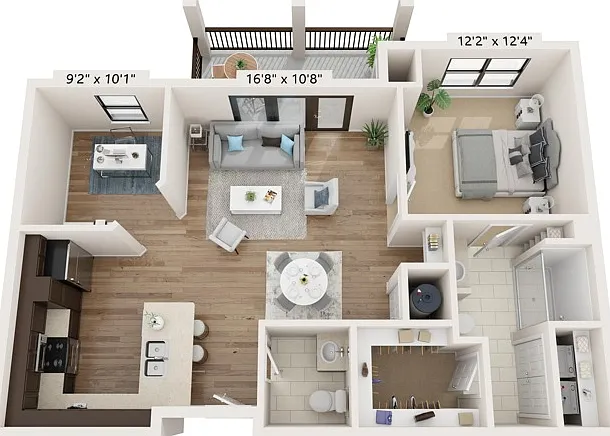 A5 | 1x1 | 896 sq ft A5 | 1x1 | 896 sq ft