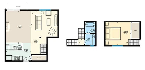 Floor plan Loft Studio