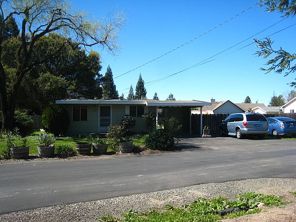 Street view - end of private lane