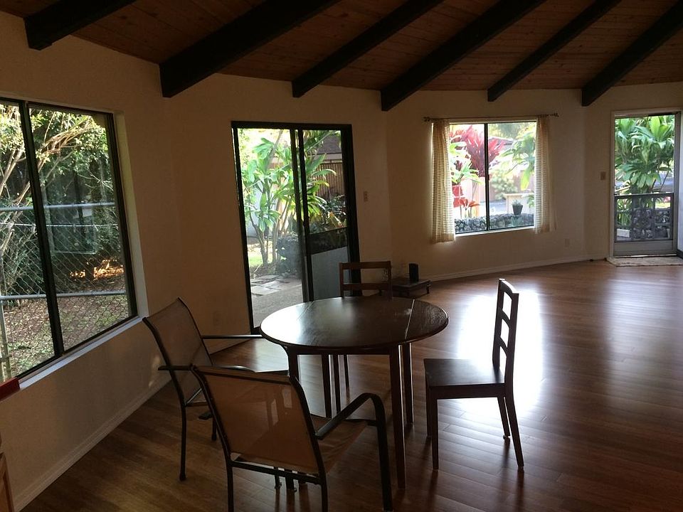 Living room with large windows