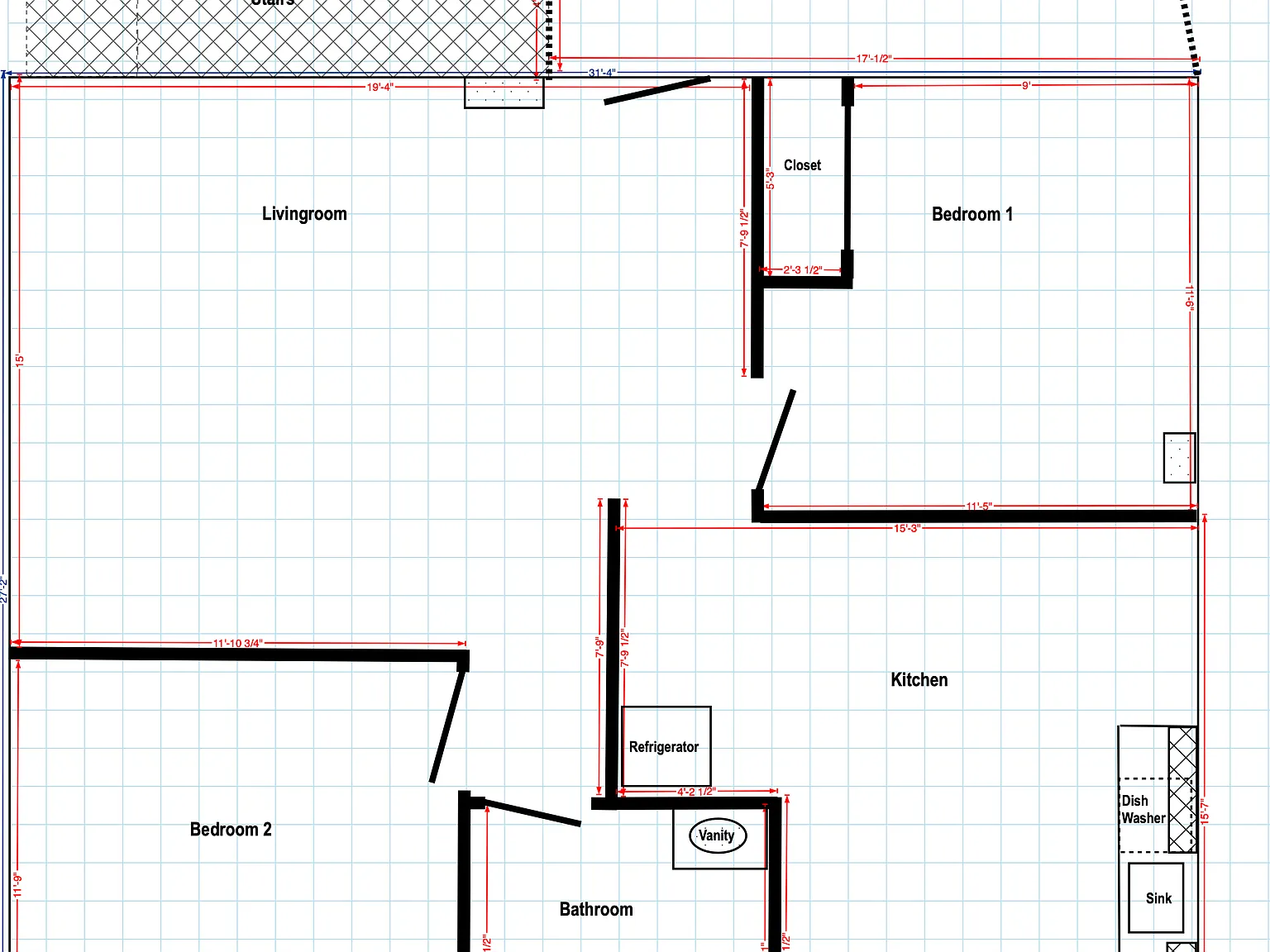 2 bed, 855 sqft, $2,000 — Photo 1