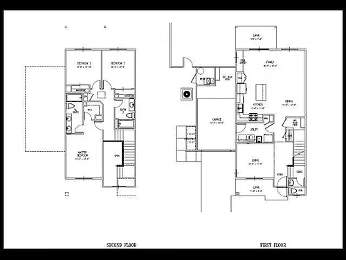 Floor plan 3-Bedroom Duplex