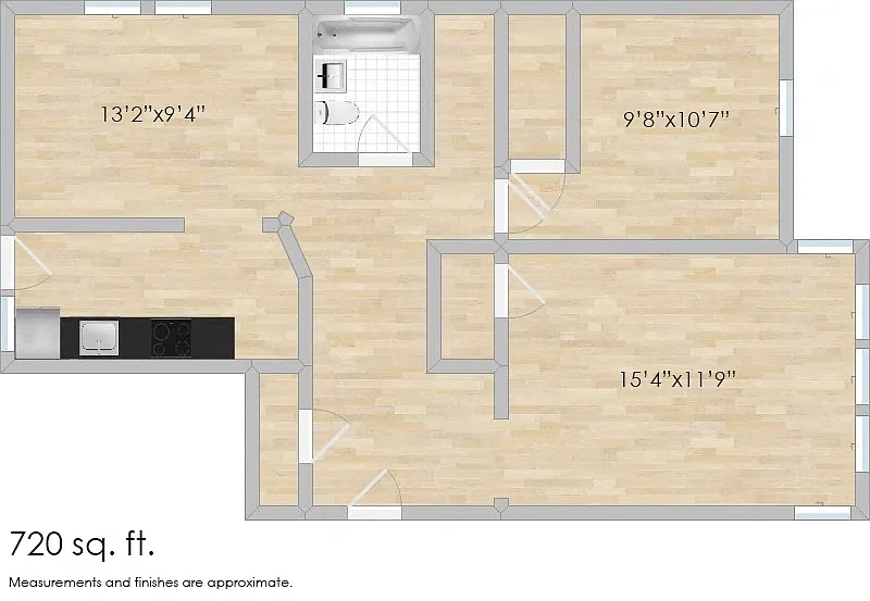 Floor plan 347 S. Harvey