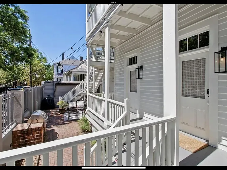 Property entrance and courtyard