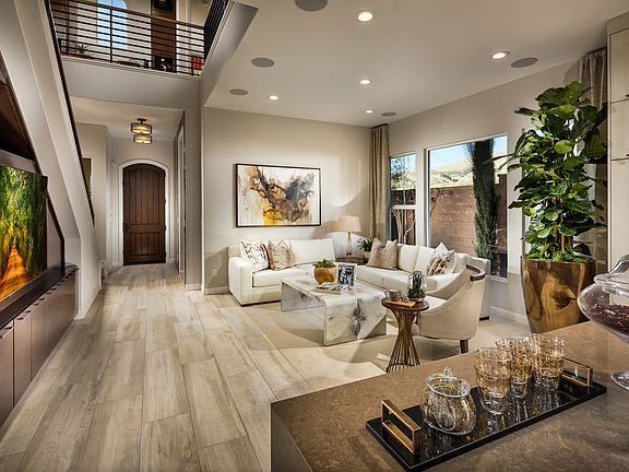 Great room with views to the entry