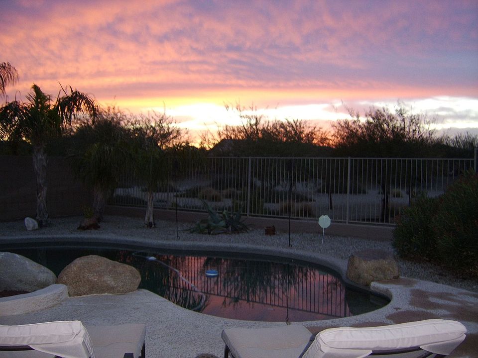 Sunset from the patio