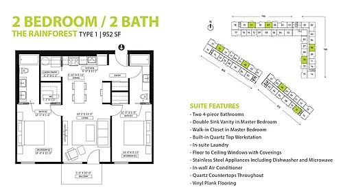 Floor plan The Rainforest