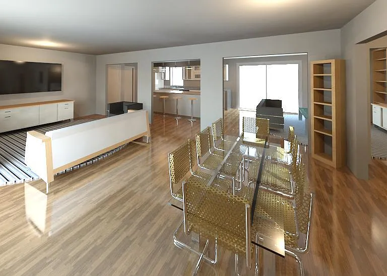 Flexible Dining/Living Rm