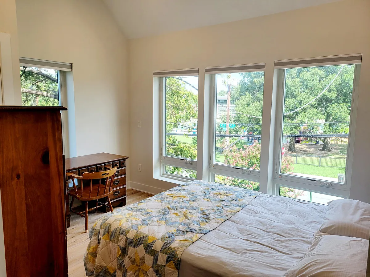 Front bedroom with blackout blinds. Turkey Thicket Recreation Center right across the street. - 3934 10th St NE #6