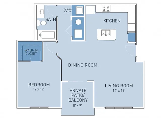 Floor plan Parallel South