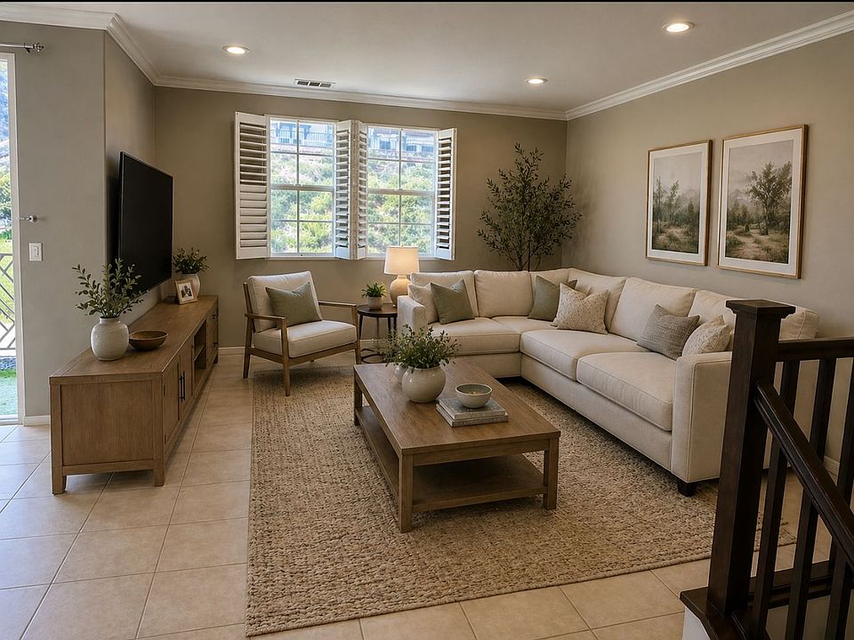 LIVING ROOM - VIRTUALLY STAGED